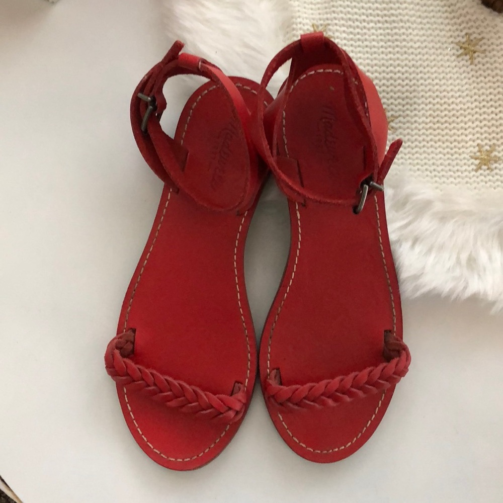Red Madewell Sandals
